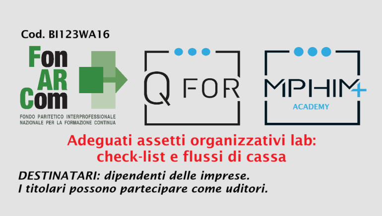 Adeguati assetti organizzativi lab: check-list e flussi di cassa