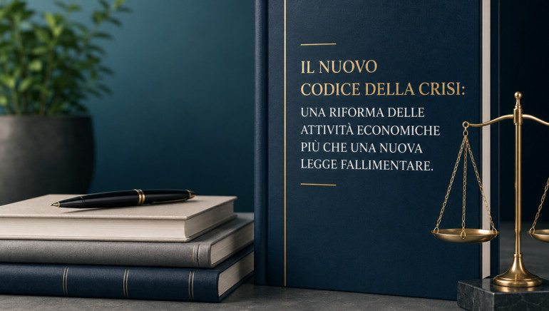 IL NUOVO CODICE DELLA CRISI: UNA RIFORMA DELLE ATTIVITÀ ECONOMICHE PIÙ CHE UNA NUOVA LEGGE FALLIMENTARE.