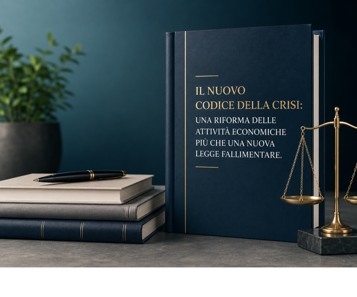 IL NUOVO CODICE DELLA CRISI: UNA RIFORMA DELLE ATTIVITÀ ECONOMICHE PIÙ CHE UNA NUOVA LEGGE FALLIMENTARE.